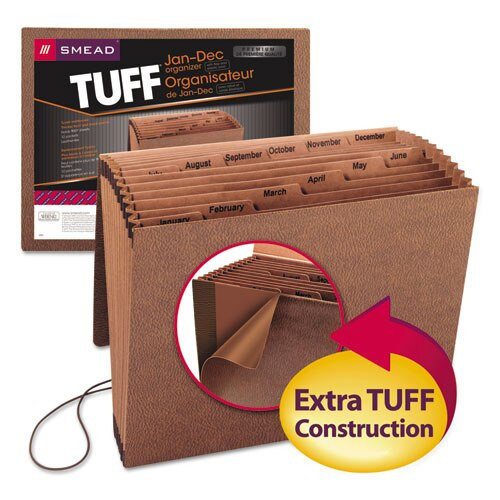 Tuff Expanding Files, 12 Sections, 1/12-cut Tab, Letter Size, Redrope Tuff Expanding Files, 12 Sections, 1/12-cut Tab, Letter Size, Redrope