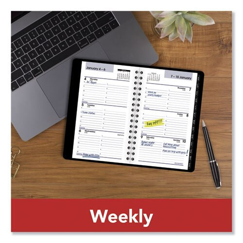 Weekly Pocket Appt. Book, Telephone/address Section, 6 X 3.5, Black, 2021 Weekly Pocket Appt. Book, Telephone/address Section, 6 X 3.5, Black, 2021