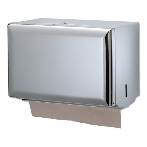 Singlefold Paper Towel Dispenser, Chrome, 10 3/4 X 6 X 7 1/2 Singlefold Paper Towel Dispenser, Chrome, 10 3/4 X 6 X 7 1/2
