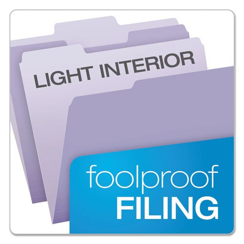 Colored File Folders, 1/3-cut Tabs, Letter Size, Lavender/light Lavender, 100/box Colored File Folders, 1/3-cut Tabs, Letter Size, Lavender/light Lavender, 100/box