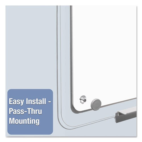 Iq Total Erase Board, 49 X 32, White, Clear Frame Iq Total Erase Board, 49 X 32, White, Clear Frame