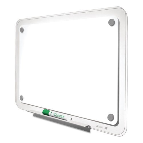 Iq Total Erase Board, 49 X 32, White, Clear Frame Iq Total Erase Board, 49 X 32, White, Clear Frame