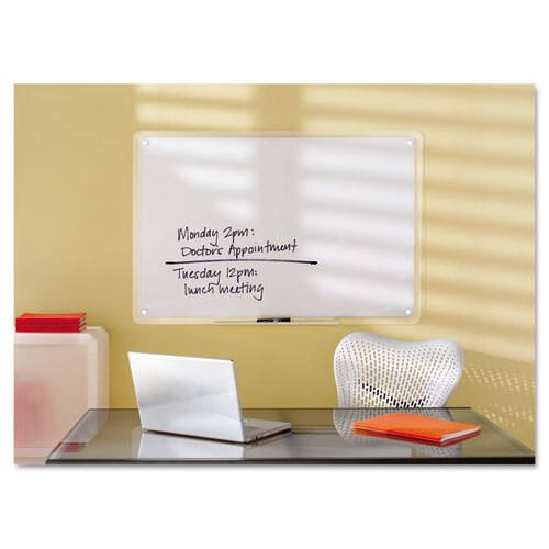 Iq Total Erase Board, 49 X 32, White, Clear Frame Iq Total Erase Board, 49 X 32, White, Clear Frame