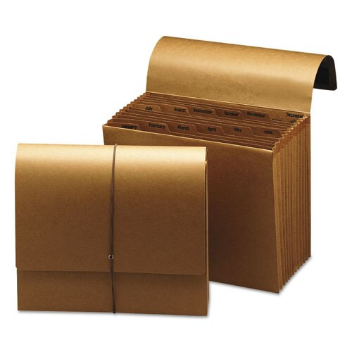Indexed Expanding Kraft Files, 12 Sections, 1/12-cut Tab, Letter Size, Kraft Indexed Expanding Kraft Files, 12 Sections, 1/12-cut Tab, Letter Size, Kraft