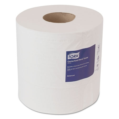 Advanced Centerfeed Hand Towel, 2-ply, 9 X 11.8, White, 600/roll, 6/carton Advanced Centerfeed Hand Towel, 2-ply, 9 X 11.8, White, 600/roll, 6/carton