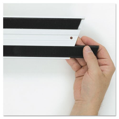 Hook And Loop Replacement Strips, 1.1" X 18", Black Hook And Loop Replacement Strips, 1.1" X 18", Black