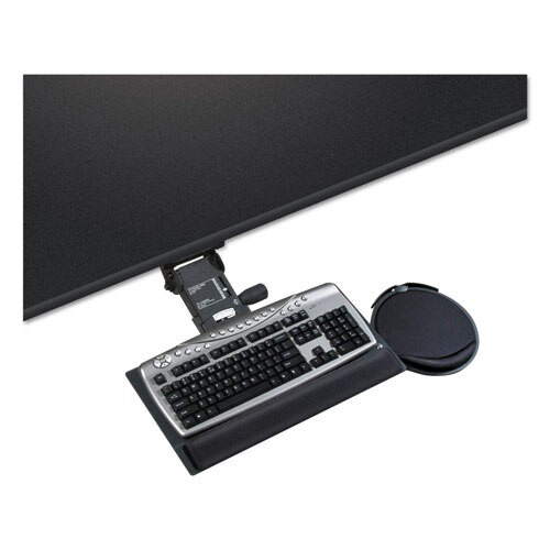 Leverless Lift N Lock Keyboard Tray, 19w X 10d, Black Leverless Lift N Lock Keyboard Tray, 19w X 10d, Black