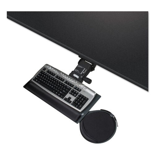 Leverless Lift N Lock Keyboard Tray, 19w X 10d, Black Leverless Lift N Lock Keyboard Tray, 19w X 10d, Black