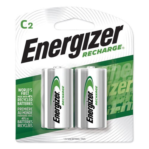 Nimh Rechargeable C Batteries, 1.2v, 2/pack Nimh Rechargeable C Batteries, 1.2v, 2/pack