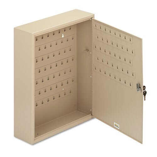 Locking Two-tag Cabinet, 120-key, Welded Steel, Sand, 16 1/2 X 4 7/8 X 20 1/8 Locking Two-tag Cabinet, 120-key, Welded Steel, Sand, 16 1/2 X 4 7/8 X 20 1/8
