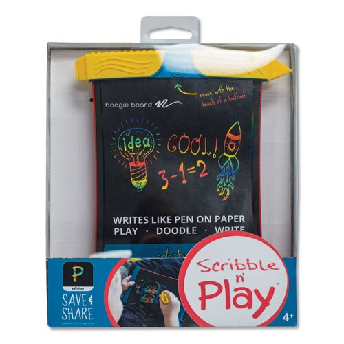 Scribble N' Play, 5" X 7" Screen, Black/red/yellow Scribble N' Play, 5" X 7" Screen, Black/red/yellow
