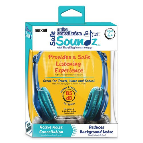 Safe Soundz Volume Limiting Noise Cancellation Headphone, Blue Safe Soundz Volume Limiting Noise Cancellation Headphone, Blue