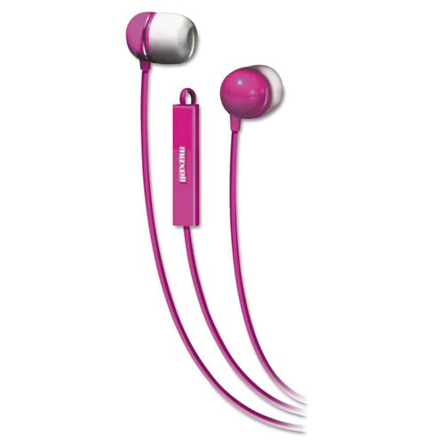 In-ear Buds With Built-in Microphone, Pink In-ear Buds With Built-in Microphone, Pink