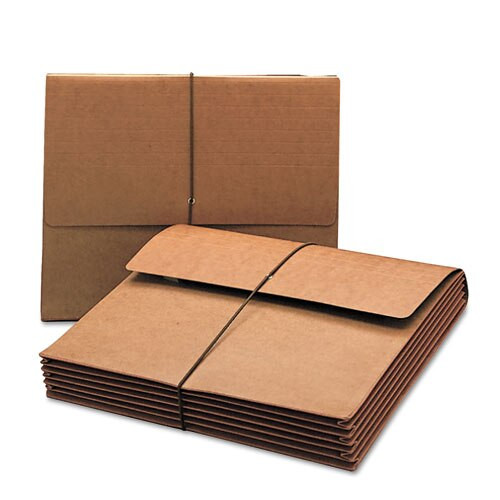 Extra-wide Expanding Wallets W/ Elastic Cord, 5.25" Expansion, 1 Section, Letter Size, Black, 10/box Extra-wide Expanding Wallets W/ Elastic Cord, 5.25" Expansion, 1 Section, Letter Size, Black, 10/box
