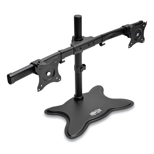 Dual Full Motion Arm Desk Stand For 13" To 27" Monitors, Up To 26 Lbs/arm, Black Dual Full Motion Arm Desk Stand For 13" To 27" Monitors, Up To 26 Lbs/arm, Black