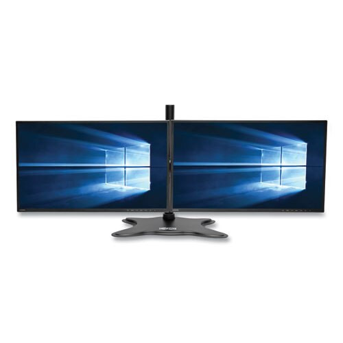 Dual Full Motion Arm Desk Stand For 13" To 27" Monitors, Up To 26 Lbs/arm, Black Dual Full Motion Arm Desk Stand For 13" To 27" Monitors, Up To 26 Lbs/arm, Black