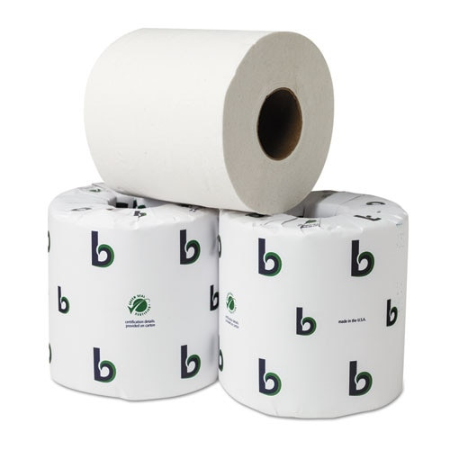 Boardwalk Green Plus Bathroom Tissue, 2-ply, White, 380 Sheets, 96 Rolls/carton Boardwalk Green Plus Bathroom Tissue, 2-ply, White, 380 Sheets, 96 Rolls/carton