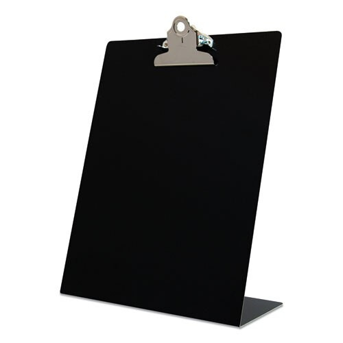 Free Standing Clipboard, Portrait, 1" Clip Capacity, 8.5 X 11 Sheets, Black Free Standing Clipboard, Portrait, 1" Clip Capacity, 8.5 X 11 Sheets, Black
