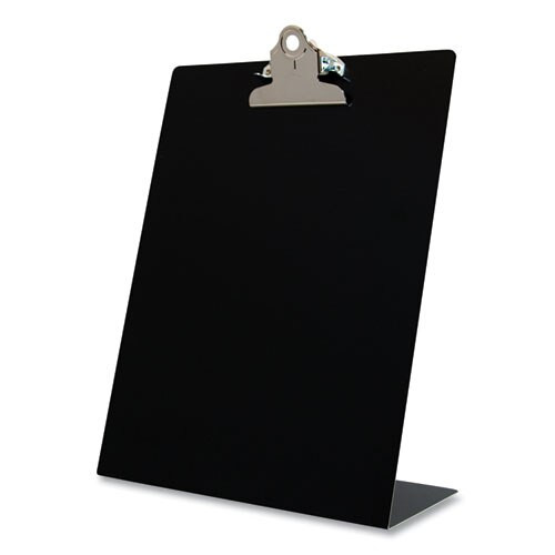 Free Standing Clipboard, Portrait, 1" Clip Capacity, 8.5 X 11 Sheets, Black Free Standing Clipboard, Portrait, 1" Clip Capacity, 8.5 X 11 Sheets, Black
