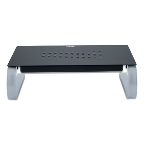 Redmond Monitor Stand, 14 5/8 X 11 X 4 1/4, Black/gray/silver Redmond Monitor Stand, 14 5/8 X 11 X 4 1/4, Black/gray/silver
