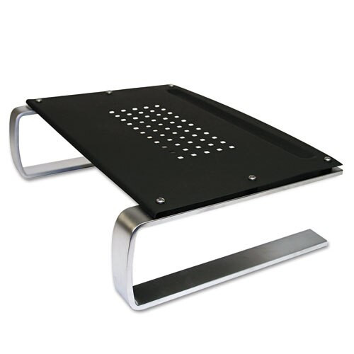Redmond Monitor Stand, 14 5/8 X 11 X 4 1/4, Black/gray/silver Redmond Monitor Stand, 14 5/8 X 11 X 4 1/4, Black/gray/silver