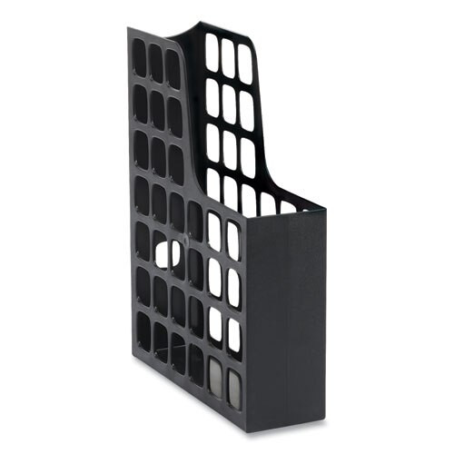 Plastic Magazine File, 3 X 9 1/2 X 12 1/2, Black Plastic Magazine File, 3 X 9 1/2 X 12 1/2, Black