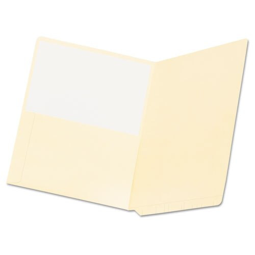 Manila End Tab Pocket Folder, Straight Tab, Letter Size, 50/box Manila End Tab Pocket Folder, Straight Tab, Letter Size, 50/box