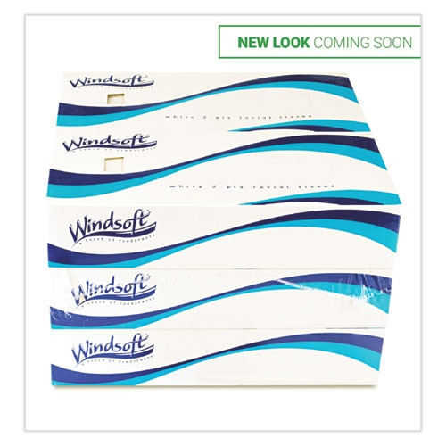 Facial Tissue, 2 Ply, White, Pop-up Box, 100 Sheets/box, 6 Boxes/pack Facial Tissue, 2 Ply, White, Pop-up Box, 100 Sheets/box, 6 Boxes/pack