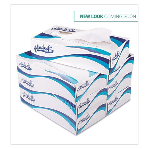Facial Tissue, 2 Ply, White, Pop-up Box, 100 Sheets/box, 6 Boxes/pack Facial Tissue, 2 Ply, White, Pop-up Box, 100 Sheets/box, 6 Boxes/pack