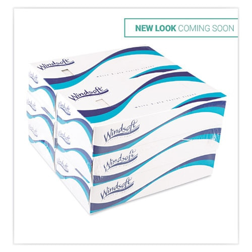 Facial Tissue, 2 Ply, White, Pop-up Box, 100 Sheets/box, 6 Boxes/pack Facial Tissue, 2 Ply, White, Pop-up Box, 100 Sheets/box, 6 Boxes/pack