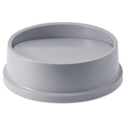 Swing Top Lid For Round Waste Container, Plastic, Beige Swing Top Lid For Round Waste Container, Plastic, Beige