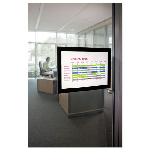 Duraframe Sign Holder, 5 1/2 X 8 1/2, Black Frame, 2/pack Duraframe Sign Holder, 5 1/2 X 8 1/2, Black Frame, 2/pack