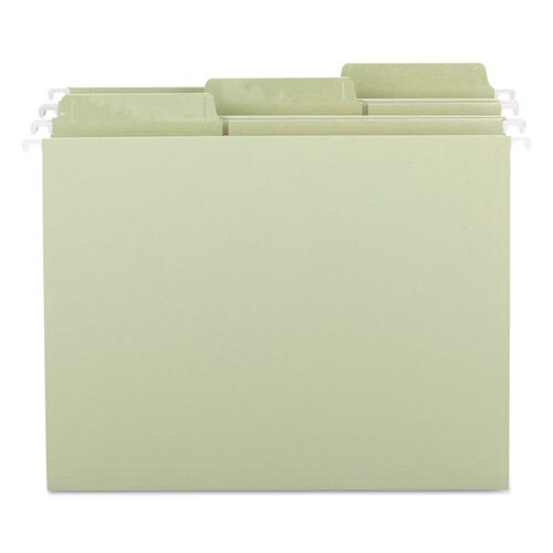 Erasable Fastab Hanging Folders, Letter Size, 1/3-cut Tab, Moss, 20/box Erasable Fastab Hanging Folders, Letter Size, 1/3-cut Tab, Moss, 20/box