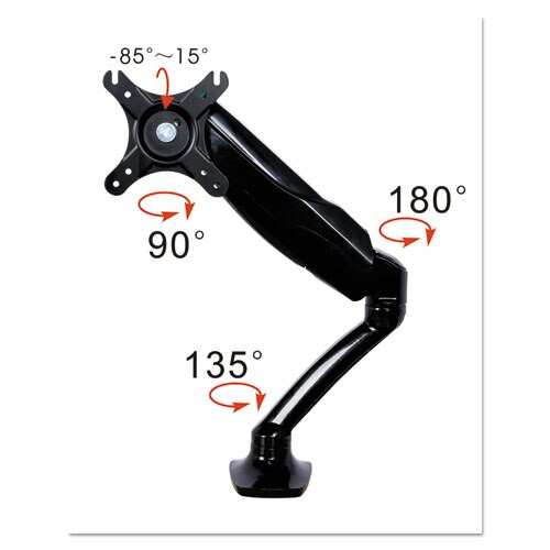 Adaptivergo Articulating Monitor Arm, Single Monitor Up To 30", Black Adaptivergo Articulating Monitor Arm, Single Monitor Up To 30", Black