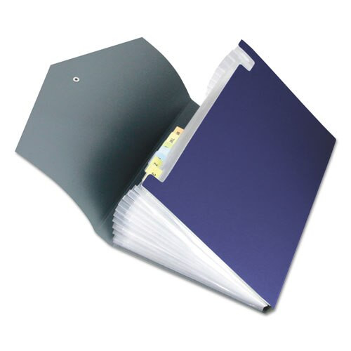 Poly Expanding Files, 13 Sections, Letter Size, Metallic Blue/steel Gray Poly Expanding Files, 13 Sections, Letter Size, Metallic Blue/steel Gray