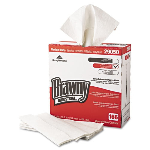 Scrim Reinforced Wipers, 9 1/4 X 16 11/16, 166/box, 5 Boxes/carton Scrim Reinforced Wipers, 9 1/4 X 16 11/16, 166/box, 5 Boxes/carton