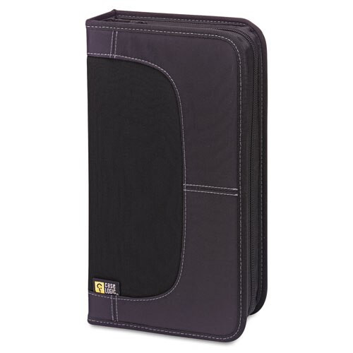 Cd/dvd Wallet, Holds 72 Discs, Black Cd/dvd Wallet, Holds 72 Discs, Black