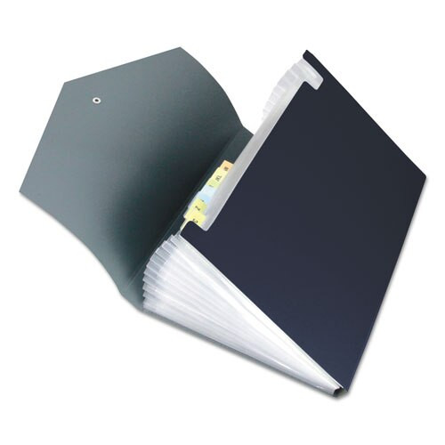 Poly Expanding Files, 13 Sections, Letter Size, Black/steel Gray Poly Expanding Files, 13 Sections, Letter Size, Black/steel Gray