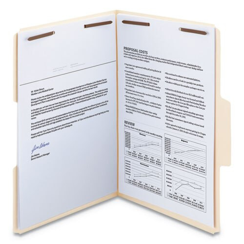 Supertab Reinforced Guide Height 2-fastener Folders, 1/3-cut Tabs, Legal Size, 14 Pt. Manila, 50/box Supertab Reinforced Guide Height 2-fastener Folders, 1/3-cut Tabs, Legal Size, 14 Pt. Manila, 50/box