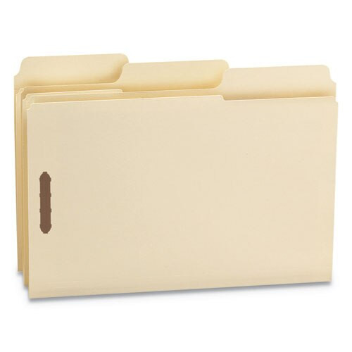 Supertab Reinforced Guide Height 2-fastener Folders, 1/3-cut Tabs, Legal Size, 14 Pt. Manila, 50/box Supertab Reinforced Guide Height 2-fastener Folders, 1/3-cut Tabs, Legal Size, 14 Pt. Manila, 50/box