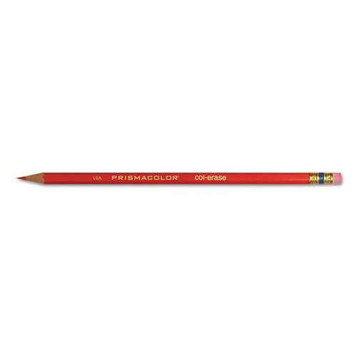 Col-erase Pencil With Eraser, 0.7 Mm, 2b (#1), Assorted Lead/barrel Colors, Dozen Col-erase Pencil With Eraser, 0.7 Mm, 2b (#1), Assorted Lead/barrel Colors, Dozen