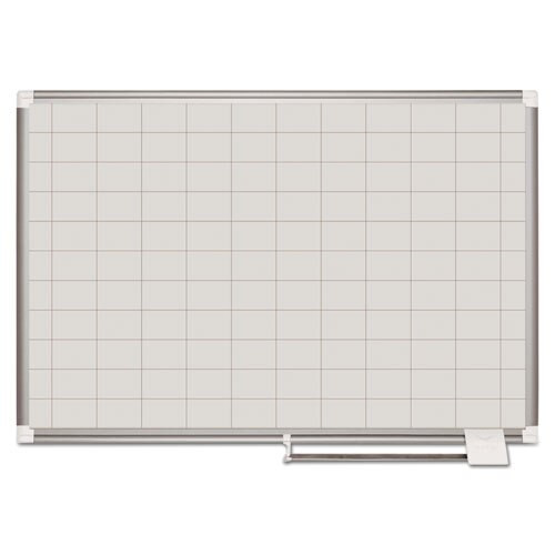 Grid Planning Board, 48 X 36, 2 X 3 Grid, White/silver Grid Planning Board, 48 X 36, 2 X 3 Grid, White/silver