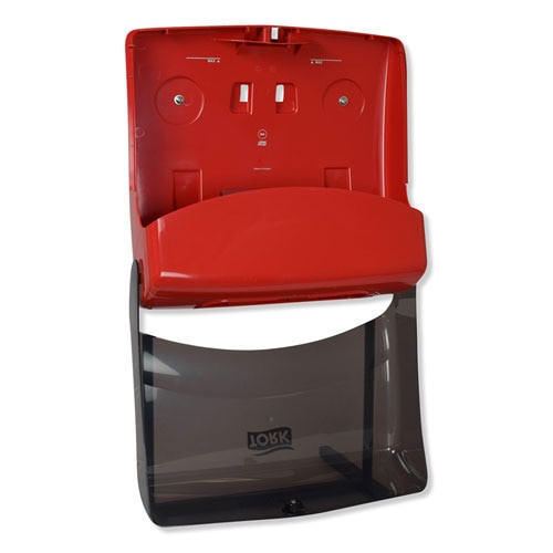 Performance Folded Wiper/cloth Dispenser, Plastic, 16.81" X 8.11" X 15.51", Red Performance Folded Wiper/cloth Dispenser, Plastic, 16.81" X 8.11" X 15.51", Red