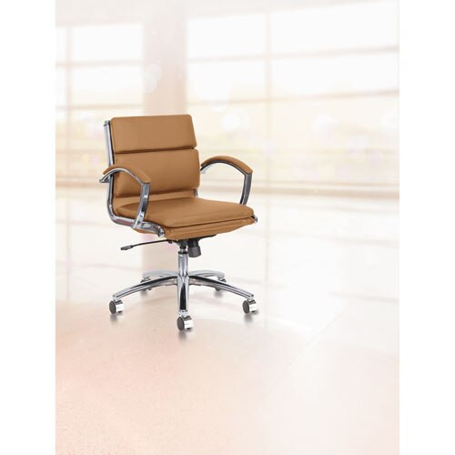 Alera Neratoli Low-back Slim Profile Chair, Supports Up To 275 Lbs., Camel Seat/camel Back, Chrome Base Alera Neratoli Low-back Slim Profile Chair, Supports Up To 275 Lbs., Camel Seat/camel Back, Chrome Base