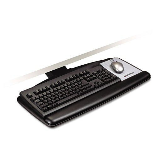 Easy Adjust Keyboard Tray, Standard Platform, 23" Track, Black Easy Adjust Keyboard Tray, Standard Platform, 23" Track, Black