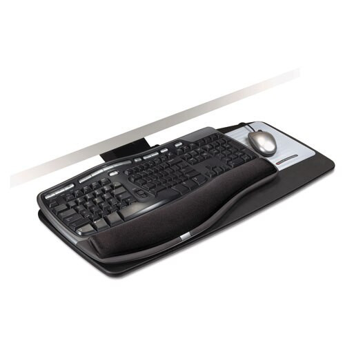 Easy Adjust Keyboard Tray, Standard Platform, 23" Track, Black Easy Adjust Keyboard Tray, Standard Platform, 23" Track, Black