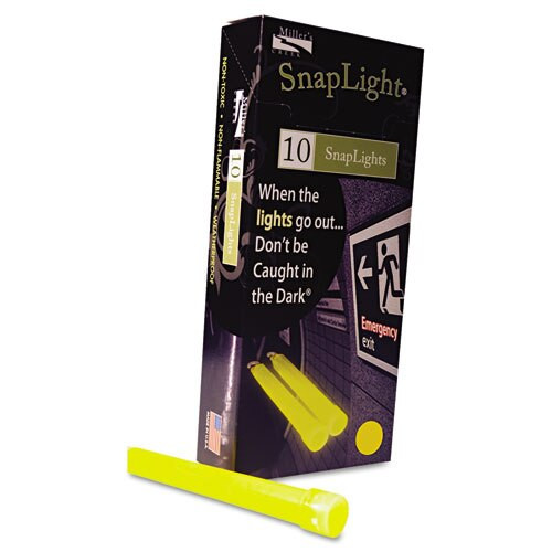 Snaplights, 6"l X 3/4"w, Red, 10/box Snaplights, 6"l X 3/4"w, Red, 10/box