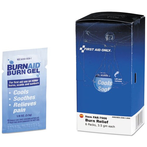 Burn Treatment Pack Refills For Ansi-compliant First Aid Kits/cabinets, 60/pack Burn Treatment Pack Refills For Ansi-compliant First Aid Kits/cabinets, 60/pack