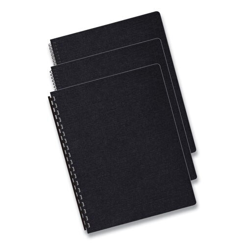 Linen Texture Binding System Covers, 11 X 8-1/2, Navy, 200/pack Linen Texture Binding System Covers, 11 X 8-1/2, Navy, 200/pack