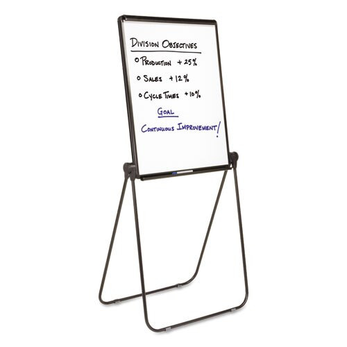 Ultima Presentation Easel, 27 X 34, White Surface, Black Frame Ultima Presentation Easel, 27 X 34, White Surface, Black Frame